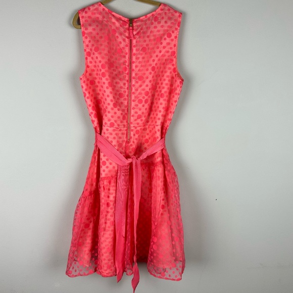 Crewcuts Pink Polka Dot Dress sz 10 - Picture 2 of 5
